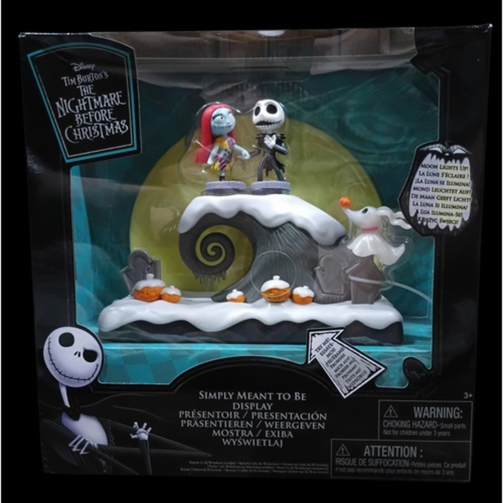 Nightmare Before Christmas Simply Meant to Be Jack & Sally Light Up Figurine